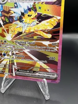 Pokemon Jolteon ex 153/131 Special Illustration Rare SIR SV Prismatic Evolutions - Image 4