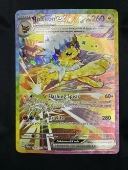 Pokemon Prismatic Evolutions Jolteon ex 153/131 Special Illustration Rare SIR NM - Image 1