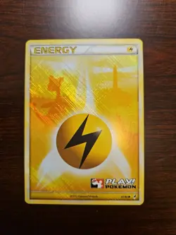 2011 Pokemon Call Of Legends Lightning Energy 91/95 Play! Promo. Very Nice - Image 1