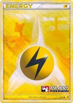 Lightning Energy - 91/95 - Pokemon Call of Legends Holo Card Play Promo! NM - Image 1