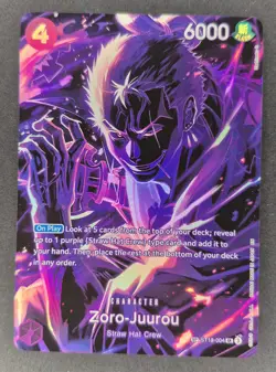 One-Piece Zoro-Juurou (SP) ST18-004 Legacy of the Master Foil NM - Image 1