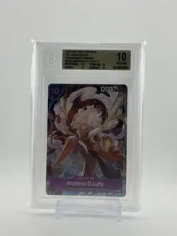 2023 One Piece Monkey D Luffy 1st Anniversary Tournament Winner BGS 10 - Image 1