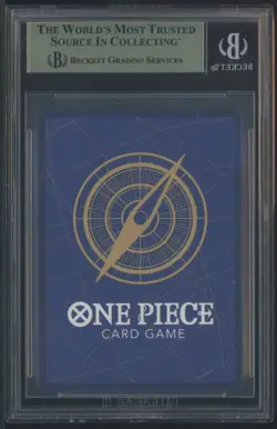 2022-24 One Piece Promo Gold Stamp 1st Anniversary Winner Monkey D. Luffy BGS 10 - Image 3