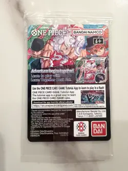 One Piece Monkey D. Luffy US College Basketball SEALED Promo Card RUTGERS 1/27 - Image 2