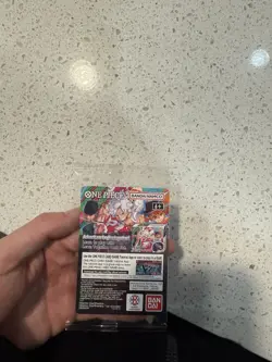 One Piece Monkey D. Luffy US College Basketball Card Rutgers SEALED - Image 2