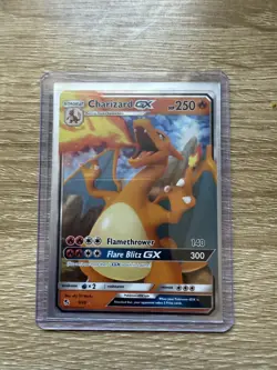 Pokemon TCG Charizard GX Hidden Fates Holo Ultra Rare Card 9/68 - Image 3