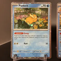 Pokemon TCG Psyduck and Golduck Mega Evolution Promo Card 007 & 008 - Image 2