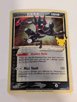 Greninja Gold Star SWSH144 Celebrations 25th Anniversary Pokemon Holo Foil Nice! - Image 1