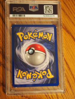 Pokemon 1999 Base Unlimited Gyarados rare holo card, PSA 8.5 - Image 3