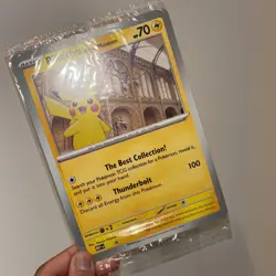 Brand New Sealed - Pokemon TCG Pikachu At The Museum Promo Card - Image 1