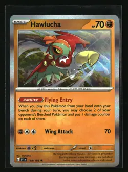 Prize Pack Series Cards #118/198 Hawlucha - Image 1