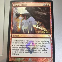 Comet Storm #76 (Foil) MP Prerelease Cards for Magic: The Gathering - Image 1