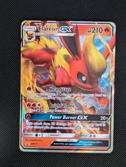 Pokemon Flareon GX SM171 Holo Black Star Promo Card - Image 1