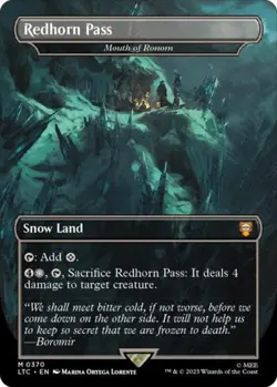 ~ Redhorn Pass - Mouth of Ronom ~ NM Foil ~ ~ MTG ~ - Image 1