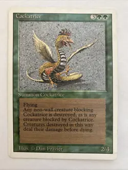 Magic the Gathering ~ MTG ~ 1x Cockatrice ~ MP ~ REVISED - Image 1