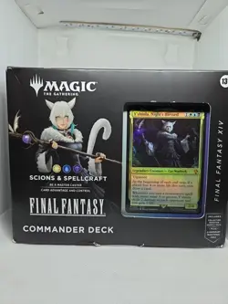 Magic The Gathering Final Fantasy XIV Commander Deck Scions & Spellcraft IN HAND - Image 1