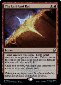 The Last Agni Kai FOIL Avatar: The Last Airbender Magic MTG NM - Image 1