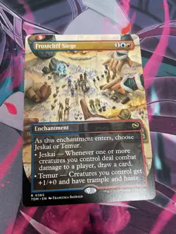 MTG - FROSTCLIFF SIEGE - RARE - TDM - NM - BORDERLESS - Image 1