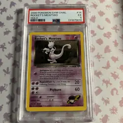 Rocket's Mewtwo 14/132 Gym Challenge Holo - Image 1