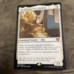 MTG Yoshimaru, Ever Faithful, NM-Mint, English Commander: Kamigawa: Neon Dynasty - Image 1