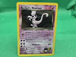 Rocket's Mewtwo 14/132 Gym Challenge Holo - Image 1