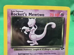 Rocket's Mewtwo 14/132 Gym Challenge Holo - Image 2