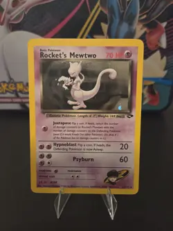 Rocket's Mewtwo 14/132 Gym Challenge Holo - Image 1