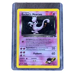 Pokemon Rocket’s Mewtwo 14/132 HOLO Rare Gym Challenge Ultra Rare 2000 MP - Image 1