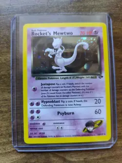 Rocket's Mewtwo 14/132 Gym Challenge Holo - Image 1