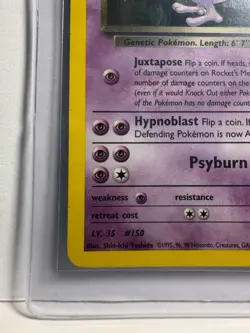 Pokemon Rocket’s Mewtwo Gym Challenge Holo Card 14/132 LP-MP - Image 4