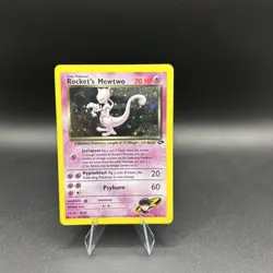 Rocket's Mewtwo 14/132 Gym Challenge Holo - Image 1