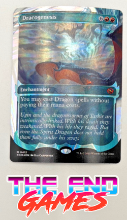Dracogenesis - Halo Foil - Showcase - MTG Tarkir: Dragonstorm NM HOT SALE! - Image 1