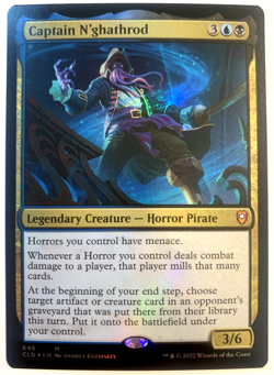 MTG Captain N'ghathrod Commander Legends: Battle for Baldur's Gate 646 FOIL, NM - Image 1