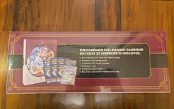 Pokemon TCG 2025 Holiday Calendar Box NEW SEALED - Image 2