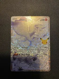 Pokemon TCG Reshiram 113/114 Celebrations Classic Collection Holo - Image 1