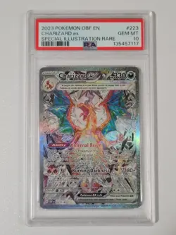 Charizard EX PSA 10 - 223/197 - Obsidian Flames - Pokemon TCG - Image 1