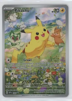 Pikachu (Paldea Adventure Chest) Holo Pokemon Scarlet & Violet Black Star Promo - Image 1