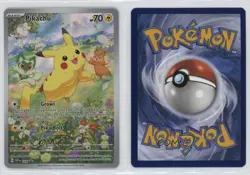 Pikachu (Paldea Adventure Chest) Holo Pokemon Scarlet & Violet Black Star Promo - Image 3