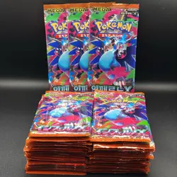Lot of (45) Pokemon Korean M2 Mega Inferno X Booster Packs - Image 1