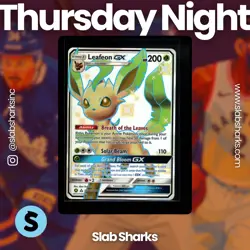2019 POKEMON SM HIDDEN FATES #SV46/SV94 LEAFEON GX SHINY VAULT RARE - Image 1