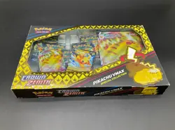 Pokemon TCG Crown Zenith Pikachu VMAX Premium Collection HAS STICKER - Image 3