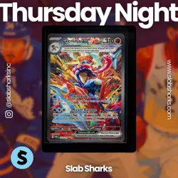 2024 POKEMON TWILIGHT MASQUERADE #214/167 GRENINJA EX SPECIAL ILLUSTRATION RARE - Image 1