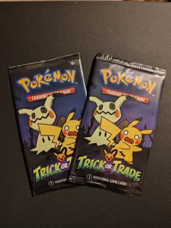 2x Trick or Trade BOOster Packs 2023 Bundle - Pokemon TCG - 2 sealed packs! - Image 1