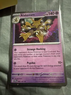 Alakazam Pokemon TCG Promo SEALED 2x SWIRLS Twilight Masquerade - Image 1