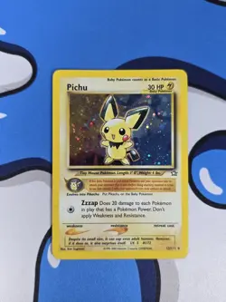 Pichu 12/111 Neo Genesis Holo Pokemon Tcg Holo Rare Unlimited - Image 3
