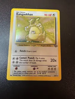 Pokemon TCG Kangaskhan Jungle 5/64 Holo Unlimited Holo Rare NM - Image 1