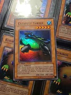 Yu-Gi-Oh Catapult Turtle MRD-075 Super Rare 1st Edition - Image 1