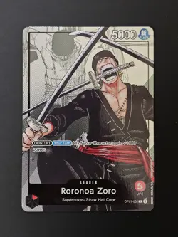 Roronoa Zoro - OP01-001 Alternate Art - One Piece Promo Card - English - Image 1