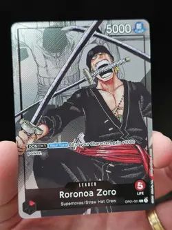 Roronoa Zoro - OP01-001 Alternate Art - One Piece Promo Card - English - Image 2