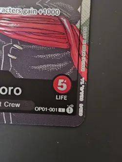 Roronoa Zoro - OP01-001 Alternate Art - One Piece Promo Card - English - Image 5